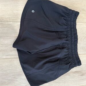 Lululemon 4” Black Running Shorts